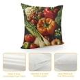 thumbnail image 4 of Qinduosi Vegetable Fruit Print Corduroy Throw Pillow Covers,Inches,Pillow Cushion Cases,Throw Pillows for Couch Bedroom Living Room White, 4 of 5