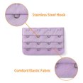 thumbnail image 4 of INSPIRE CHIC Women's 3 Rows 4 Hooks Bra Extenders Straps Extension Multi-Color-1 3 Rows 4 Hooks 4 Pcs, 4 of 5