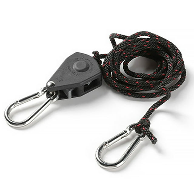 Cuerda de luz de crecimiento, colgador de trinquete, tienda de campaña, accesorio de amarre para invernadero, equipo retráctil, accesorios de fijación de sombra para jardín y exteriores, 2m Inevent OD003051-01