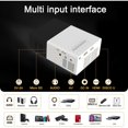thumbnail image 4 of Projecteur Mini LED Home HD Pratique Mini Proyector Portatil, pour Téléphone Intelligent/pc/ordinateur Portable/ps5/tv TVStick/Excel/PPT, 4 of 7