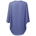 thumbnail image 2 of FashionOutfit Women's Solid Short Sleeve Open-Front Kimono Style Cardigan, 2 of 3
