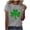 #255-Gray, variant on TaTaai Spring Top for Women St Patrick's Day Print Short Sleeve Round Neck Casual Loose Fit T Shirt Fashion Pullover Soft Blouse for Holiday Daily Outing Gift