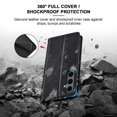 thumbnail image 4 of Funda tipo cartera con tapa Jasonyu para Samsung Galaxy S24 FE, color negro, 4 of 7