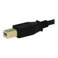 thumbnail image 3 of Monoprice - USB cable - USB (M) to USB Type B (M) - USB 2.0 - 3 ft - booted, molded - black, 3 of 3