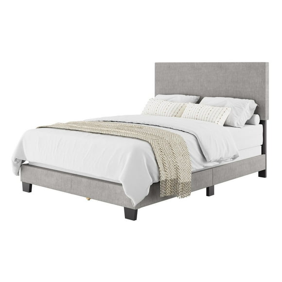 Celeste Modern Upholstered Full/ Double Bed Frame with Headboard
