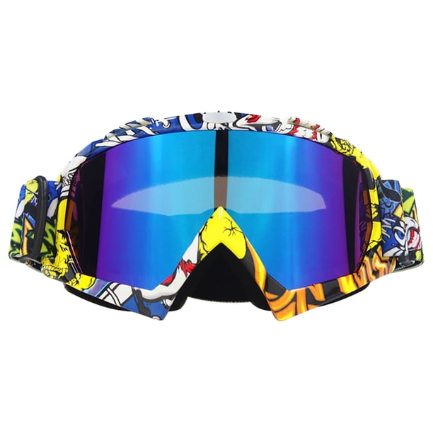 Gafas Motocross Máscara Lente Negro Verde Cascos Esquí Googles TPU PC para Bicicleta Bike A Ehuebsd Accesorios para autos y motos