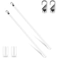 thumbnail image 1 of 2 Pvc Long Louver Rods With Hooks And Handles (12 Inches), 1 of 5