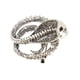 thumbnail image 3 of Broche Pin Vintage Bling Bling Animal Corbata De Seguridad Plata Incrustación De Diamantes, 3 of 12