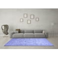 thumbnail image 3 of Ahgly Company Indoor Rectangle Abstract Blue Modern Area Rugs, 2' x 5', 3 of 4