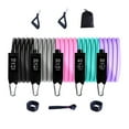 thumbnail image 2 of Bandas de resistencia Sharpla 5 tubos de fitness 2 de espuma 2 correas de tobillo, 2 of 8