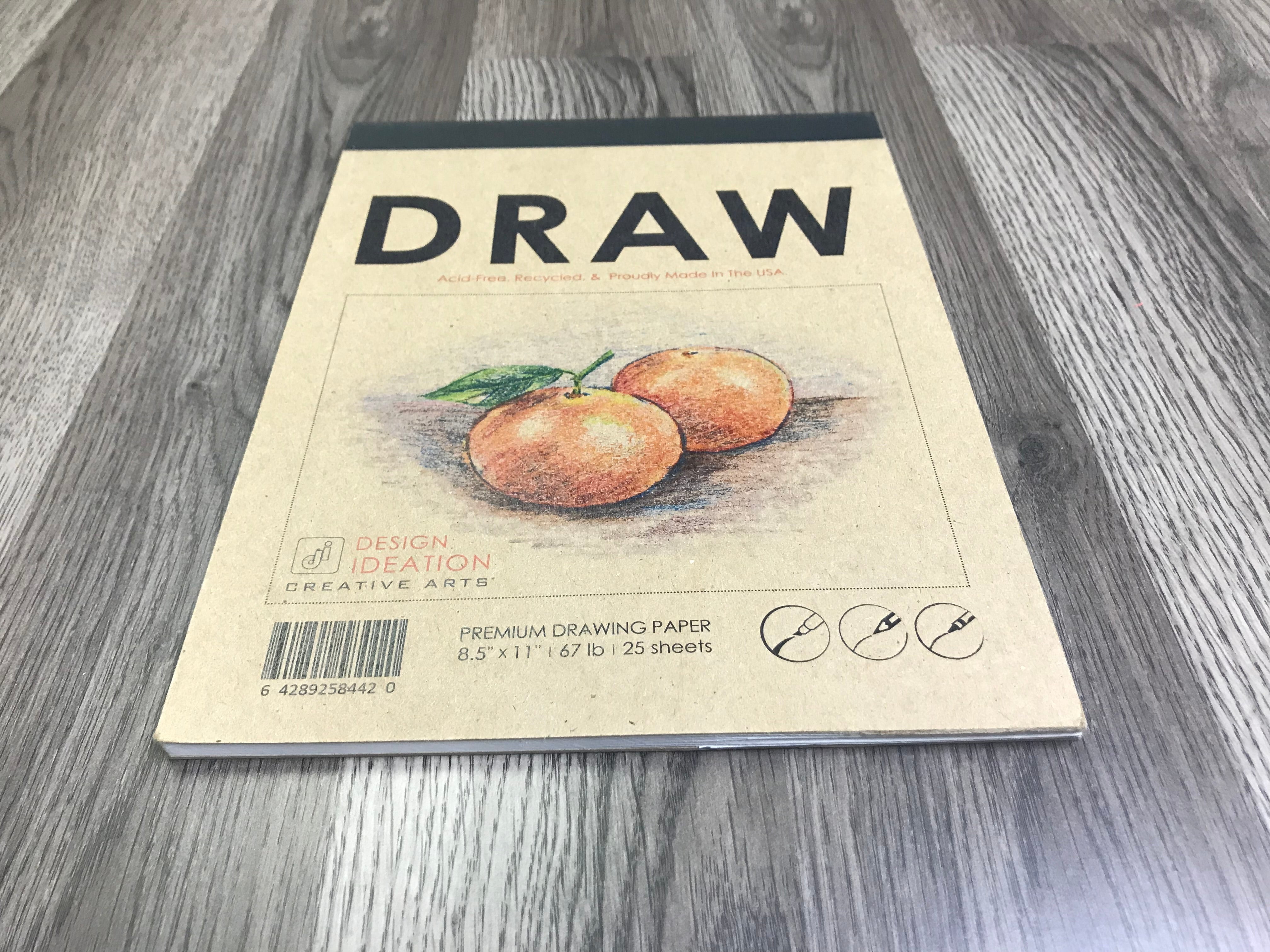 Drawing Pad. Removable Sheets. Mixed Media Paper. Lay Flat Reinforced Binding. (11" x 17") PAD-2550-TS (2 Pad Value Pack)