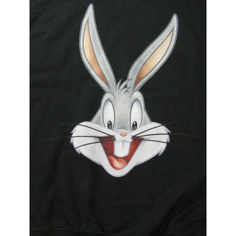 Looney Tunes Bugs Bunny Women's Black Long Sleeve Sweatshirt-XXL