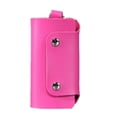 thumbnail image 1 of PU Leather Car Key Chain Ring Soild Color Keys Holder Pouch Case Organizer Bags Car Accessories, 1 of 4