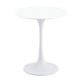 thumbnail image 2 of Wilco Side Table White Gloss Steel Modern Design Contemporary Furniture Decor, 2 of 5