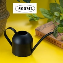 Stainless Steel Watering Can for Indoor & Outdoor Plants - Small Metal Watering Can with Long Spout, 500Ml/1000Ml Capacity, Brushed Finish - Gold, Black, Rose Gold Options