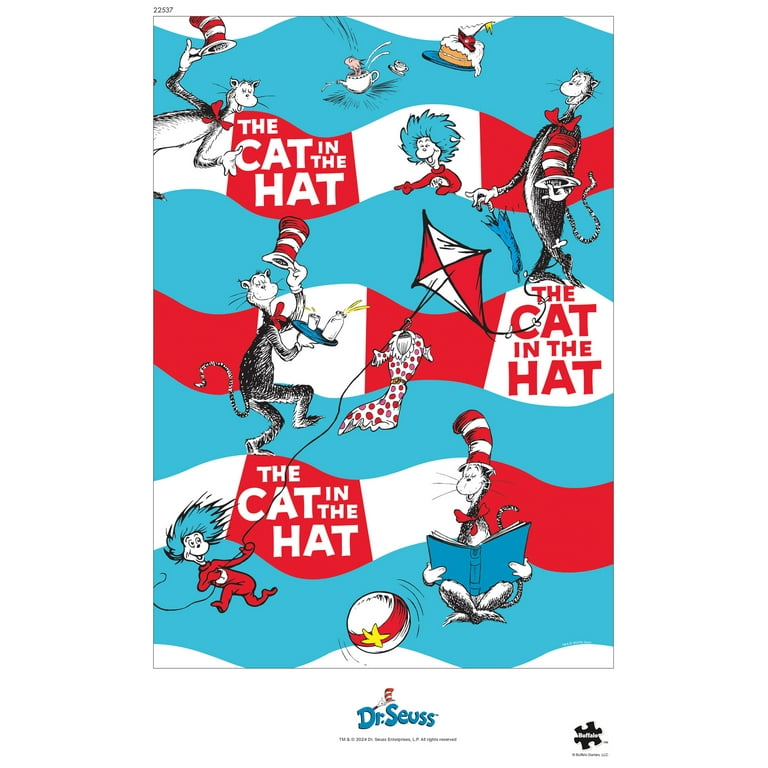 Buffalo Games The Cat in the Hat Stripes 300-Piece 21.25 x 15-Inch