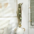 thumbnail image 2 of 60" Handmade Tall Assorted Bouquet Dried Plant Natural Foliage Pampas Grass Bouquet with Palm Leaf Accents, by DecMode, 2 of 7