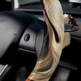 thumbnail image 5 of Wolf 14.5 Inch Printed PVC Leather Car Wheel Cover Steering Wheel Covers Auto Accessories, 5 of 6