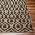 thumbnail image 4 of Hauteloom Isaye Recycled Material Living Room, Bedroom Area Rug - Contemporary - Lambswool, Dark Purple, Taupe - 6' x 9', 4 of 8