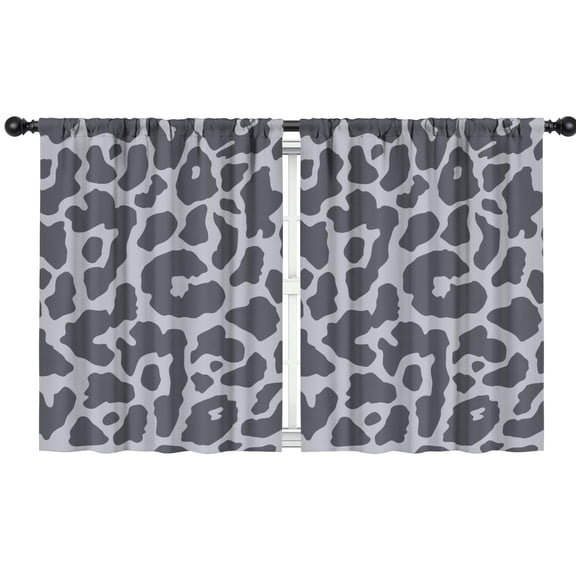 Blackout Kids Curtains,Leopard Print Childrens Insulated Curtains Set Of 2,Bedroom Essentials,Toddler Room Decor 42"x54"(106x137cm)