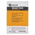 thumbnail image 2 of Niche Rear Brake Pad Set for Polaris Ranger 150 Semi-Metallic UTV 519-KPA2348D, 2 of 5