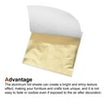 thumbnail image 4 of Uxcell 3.3 x 3.1inch Gold Leaf Foil Sheet Leaf Papers for Art Decoration Aluminum Light Golden 100pcs, 4 of 5