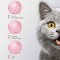 thumbnail image 4 of EIMELI Rolling Smart Ball USB Rechargeable Electric Rotating with Feather and Bell Colorful LED Automatic Cat Toy Interactive Reusable Pet Toys for Dog, 4 of 10