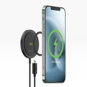 mophie snap+ wireless charger - 15W wireless charging pad for Qi-enabled and MagSafe compatible devices