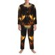 thumbnail image 3 of Balery Cool Black Eagle Pijama para Hombre de Dos Piezas con Manga Larga, Conjunto de Dormir y Descanso Suave con Bolsillos-Small, 3 of 7