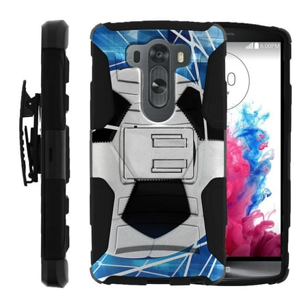 LG V10 and LG G4 PRO Miniturtle® Clip Armor Dual Layer Case Rugged Exterior with Built in Kickstand + Holster - Close up Soccer Ball in (Best Camera App For Lg G4)