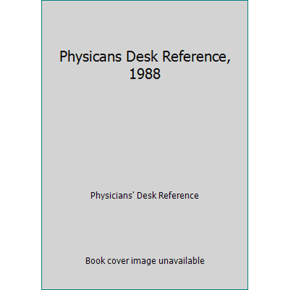 Pre-Owned Physicans Desk Reference, 1988 (Hardcover) 0874898447 9780874898446