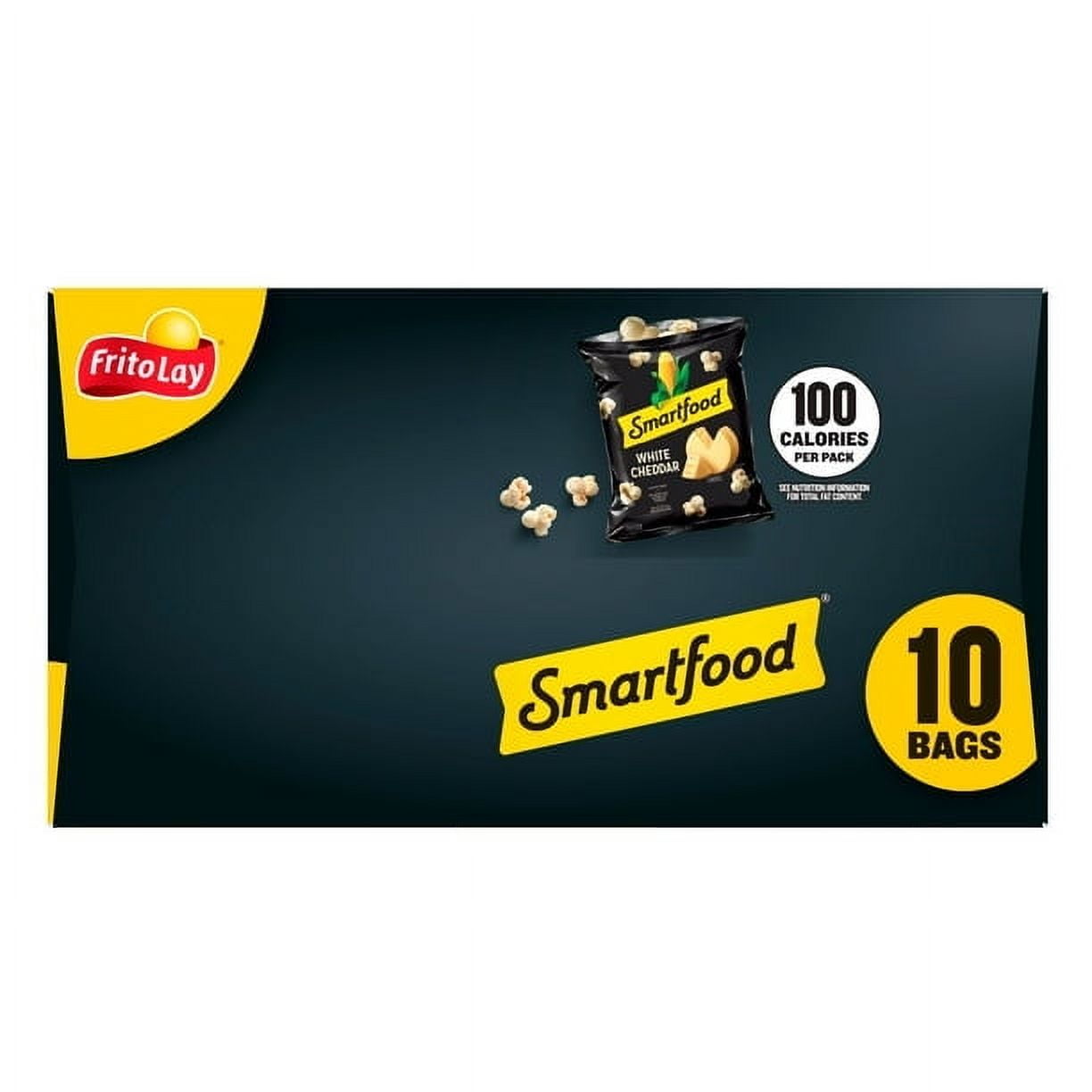 Frito-Lay Smartfood Popcorn White Cheddar, 0.625 Ounce, 10 Ct ( Pack of 2 )