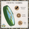 thumbnail image 5 of Country Brook Design® 1 Inch Sage PVC Webbing. 10 Yards, 5 of 7