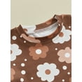 thumbnail image 4 of Bagilaanoe 2pcs Newborn Baby Girl Shorts Set Short Sleeve Floral T Shirt Tops + Shorts 3M 6M 12M 18M 24M Infant Casual Summer Clothes, 4 of 7
