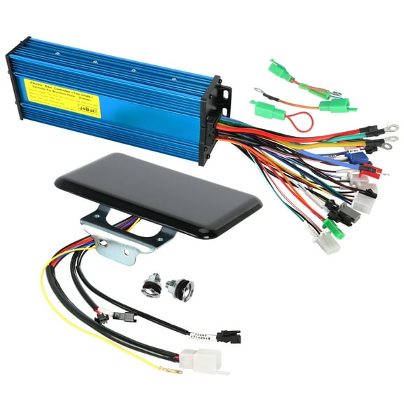 36V 42V 48V 52V 60V 64V 72V 84V 1000W-2200W 40A Brushless DC Motor Speed Controller & LCD Display Panel for Electric Bicycle E-Bike Scooter Go Kart ATV Quad Buggy Tricycle Drift Trike