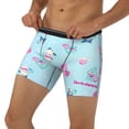 thumbnail image 3 of Lsque Sanrio Pattern Men's Performance Stretch Underwear, Athletic Long Leg Briefs，Moisture-Wicking-Medium, 3 of 6
