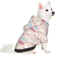 thumbnail image 2 of Zufioo Poodle In Ballet Skirts Dancing Print Pet Hooded Sweatshirt, Suitable for Small Dogs Pet Hoodie Clothes-Medium, 2 of 7