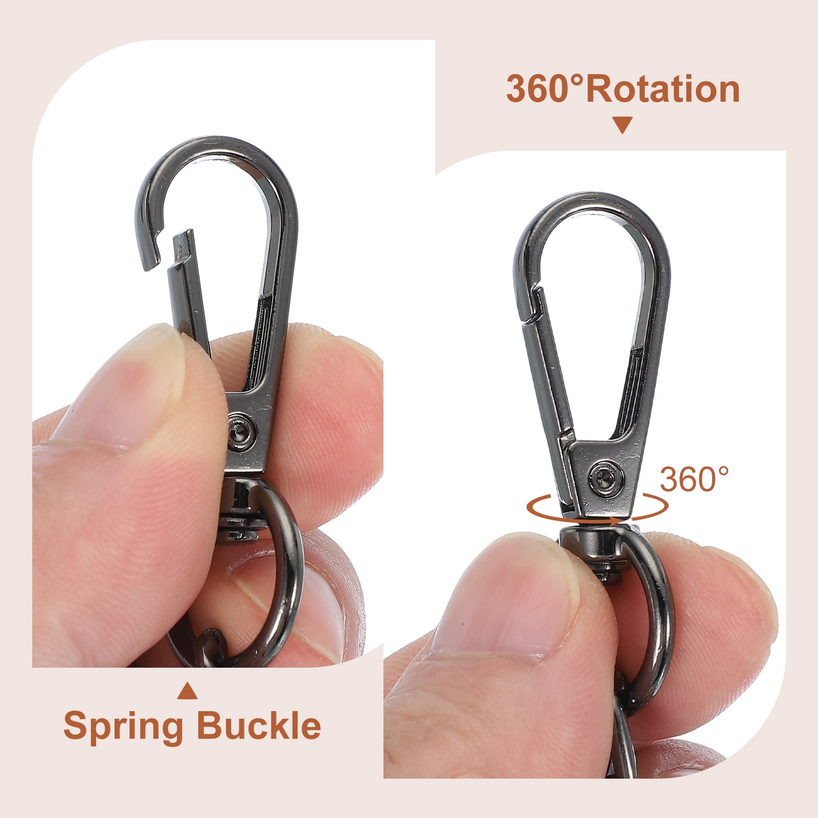 Uxcell Purse Chain Strap Iron Flat Chain Strap Alloy Handles Bag Strap Replacement Black 47"