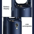 thumbnail image 3 of X27 Bladeless Turbo Fan with LED Desk Lamp - 6 Adjustable Wind Speeds (Including Circulation Mode), 2000mAh Rechargeable Battery, 20dB Quiet Operation, Portable for Home, Office, Dorm & Camping -, 3 of 6