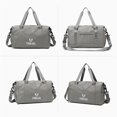 thumbnail image 2 of Bolsa De Ejercicios Oxford Fitness Bag Bolsas de gimnasio portátiles de gran capacidad para hombres y mujeres (gris) Tmvgtek Para Estrenar, 2 of 7