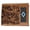 Beaded Antique Floral, variant on Men's Western Bifold Wallet Tan Floral Tooled Leather 18FKW42B