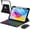 black+mouse, variant on Magnetic Backlit Keyboard Mouse Case, Yellow for iPad 11th/10th Gen