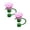 O501 Purple 1.1X3.1" 2Pack, variant on 2Pcs 10Mm Rose Flower Straw Covers for Stanley Cup,Silicone Cover Dust Proof Plugs Protector,Flower Straw Tips Drinking Dust Cap for 30&40 Oz Accessories Happy 2026!