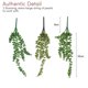 thumbnail image 2 of 3 uds simulación suculenta amante lágrimas planta flores de plástico suministros DIY accesorios arreglo de flores plantas verdes artificiales, 2 of 5
