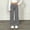 Dark Gray, variant on Rvasteizo Girls Fall Winter Sweatpants Versatile Elastic Waist Straight Leg Solid Long Pants 7 Years