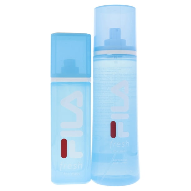 Fila Fresh by Fila for Men 2 Pc Gift Set 3.4 oz EDT Spray 8.4 oz Body Spray Walmart Business Supplies