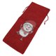 thumbnail image 4 of Bolsa de vino con cordón Bolsa de vino portátil de arpillera con patrón de pintura de diamantes de imitación Bolsas de regalo de vino de arpillera duraderas AA862, 4 of 10