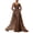 Dark Brown, variant on Women's Sequin Evening Dress Lace Long Sleeve Bodycon Maxi Dress Sparkly Floor Length Mesh Patchwork Overlay Dress for Cocktail Wedding Parties