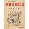thumbnail image 2 of Adolphe Léon Willette 14x18 Gold Ornate Wood Frame and Double Matted Museum Art Print Titled - Adolphres Choisions of Adolphe Leon Willette (1901), 2 of 4