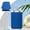 Blue-BU, variant on MMJ Plastic Can Cooler Sleeve 12oz 330ml Insulated Foldable Beverage Holder for Soft Drink Beer 6.29in